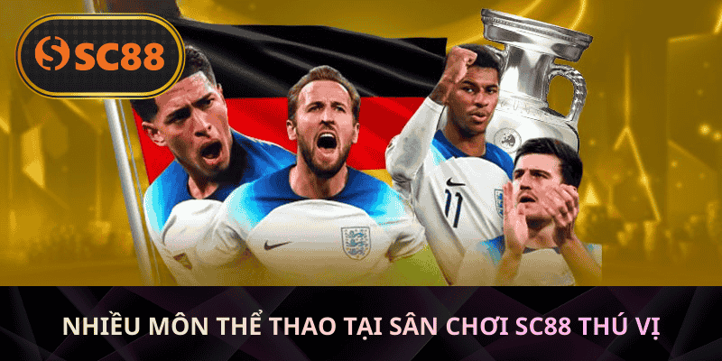 Nhiều môn thể thao tại sân chơi sc88 thú vị